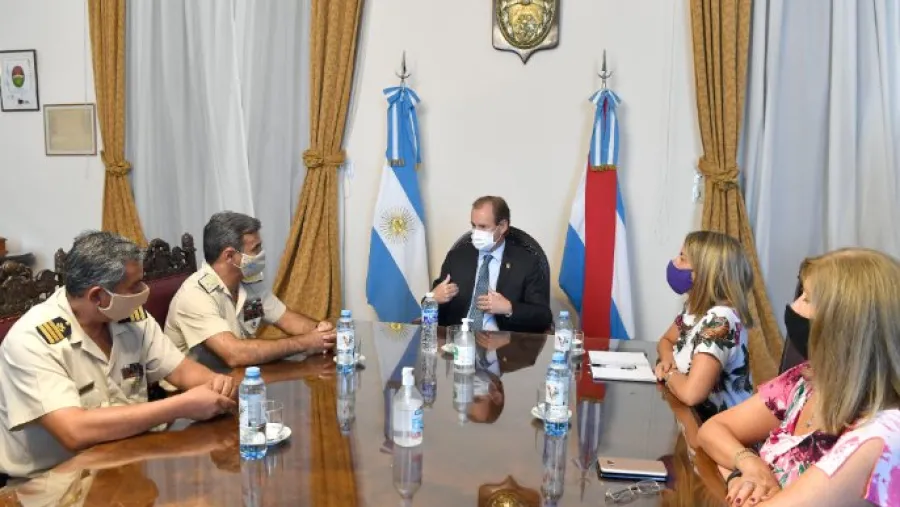 Bordet se reunió con Prefectura Bordet se reunió con Prefectura