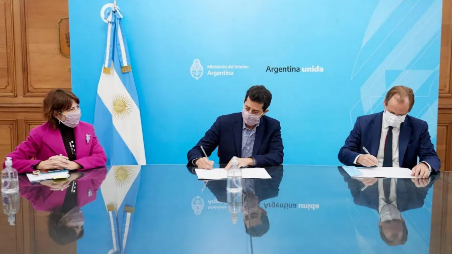 Gustavo Bordet se reunió con el ministro del Interior, Eduardo Wado de Pedro Gustavo Bordet se reunió con el ministro del Interior, Eduardo Wado de Pedro