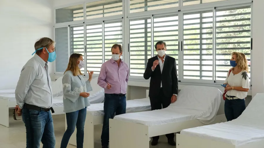 Dispusieron un centro sanitario en el CEMI para atender casos leves de coronavirus Dispusieron un centro sanitario en el CEMI para atender casos leves de coronavirus