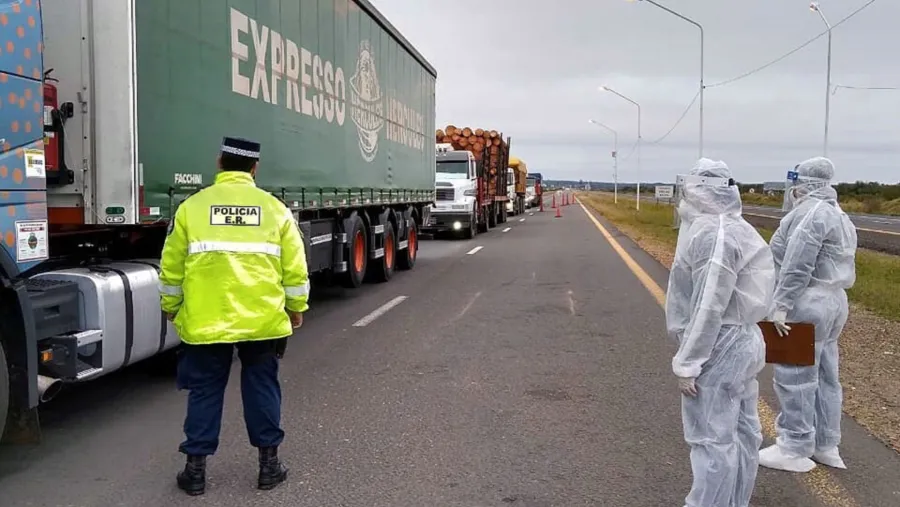 coronavirus control autovía ruta 14 coronavirus control autovía ruta 14