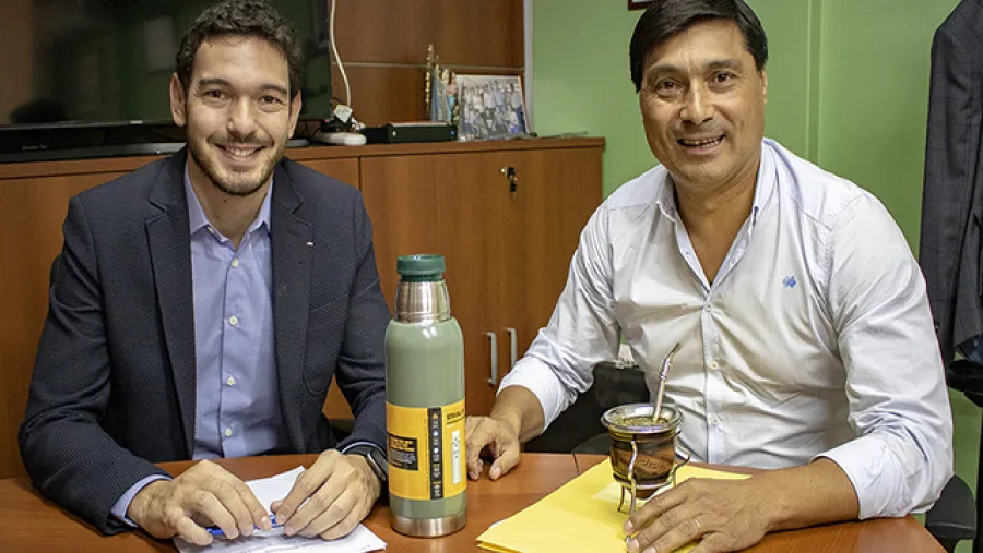 Emanuel Gainza con Pablo Ansanoli Emanuel Gainza con Pablo Ansanoli