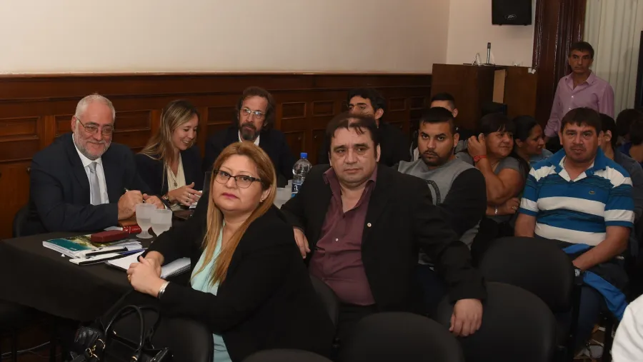 Pablo Hernández y Griselda Bordeira en el juicio Pablo Hernández y Griselda Bordeira en el juicio