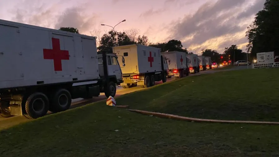 Movilizan el Hospital Militar donado por China por falta de camas de terapia en Conurbano Movilizan el Hospital Militar donado por China por falta de camas de terapia en Conurbano