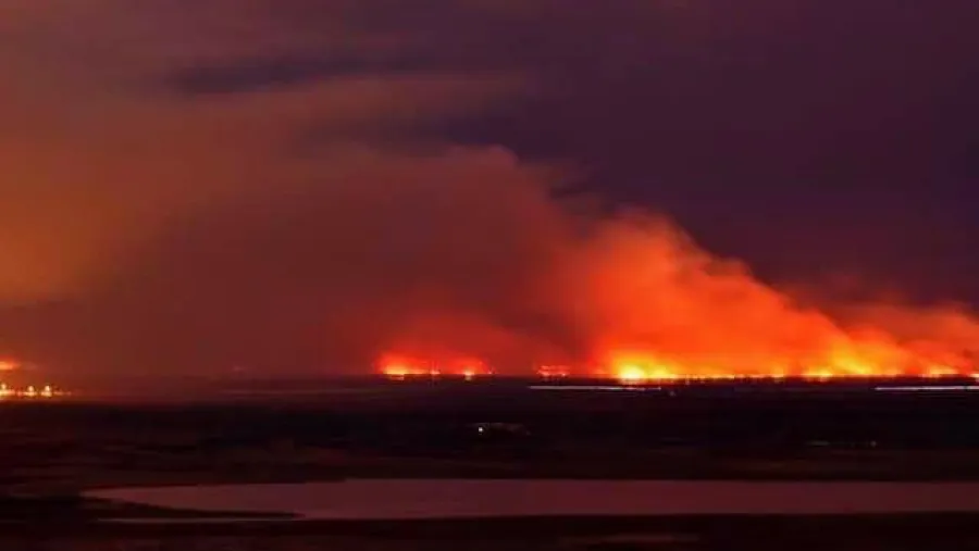 incendio islas del Delta incendio islas del Delta