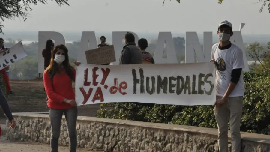 reclamo humedales Paraná reclamo humedales Paraná