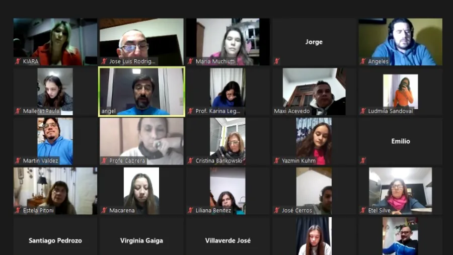 charla virtual Giano con estudiantes charla virtual Giano con estudiantes