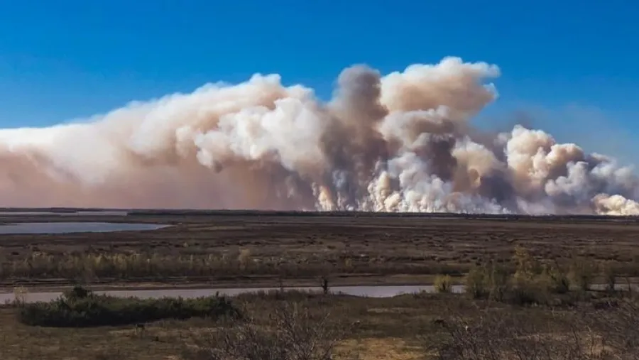 incendio Islas Las Lechiguanas incendio Islas Las Lechiguanas