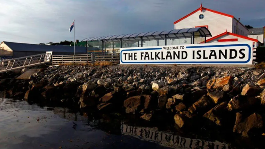 Islas Malvinas bienvenida en inglés Islas Malvinas bienvenida en inglés