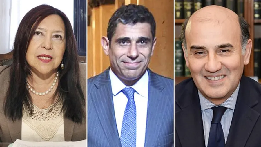 Los jueces Ana María Figueroa, Daniel Petrone y Diego Barroetaveña revisarán la decisión del TOF 8 que sobreseyó a CFK en la causa Memorándum con Irán. Los jueces Ana María Figueroa, Daniel Petrone y Diego Barroetaveña revisarán la decisión del TOF 8 que sobreseyó a CFK en la causa Memorándum con Irán.