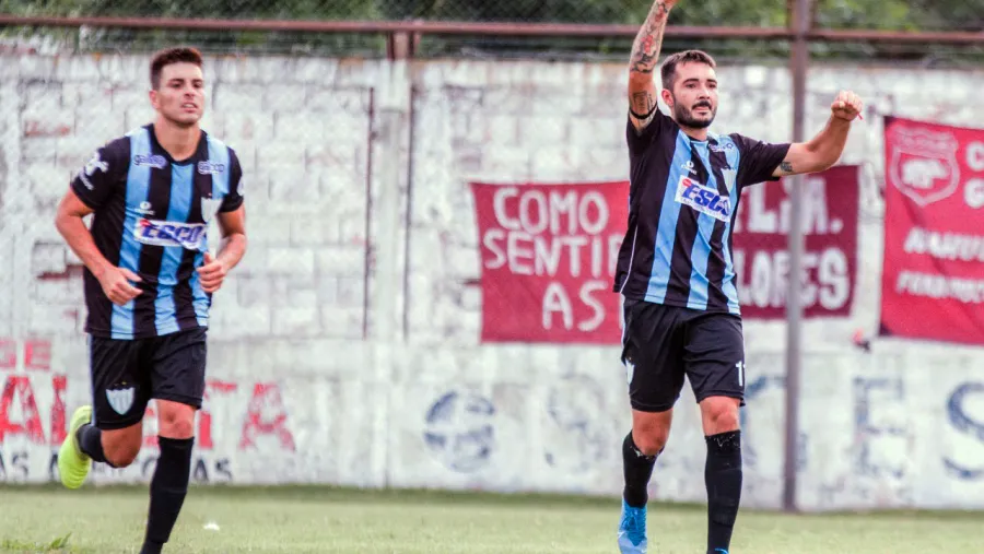 Juventud Unida Con el regreso de Acosta y una goleada, Juventud Unida regresó al Federal A