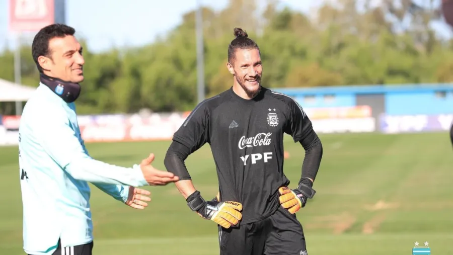 Jeremías Ledesma Fútbol: el arquero Jeremías Ledesma se incorporó a la selección argentina