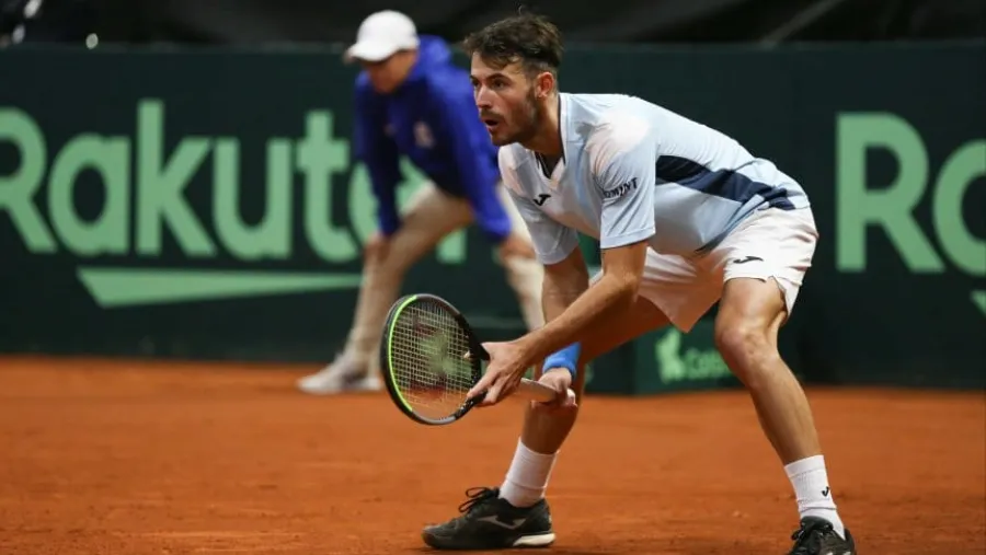 Londero Tenis: Londero venció a Giraldo e igualó la serie por la Copa Davis
