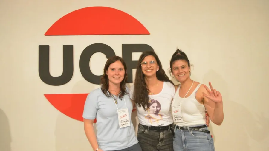 Lucía Varisco junto a Belén Pérez y Luciana Rached Lucía Varisco junto a Belén Pérez y Luciana Rached