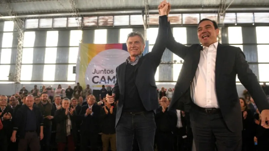 Macri en Corrientes junto a Valdés Macri en Corrientes junto a Valdés
