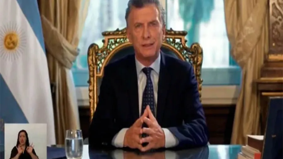 Balance de gestión de Mauricio Macri por cadena nacional Balance de gestión de Mauricio Macri por cadena nacional