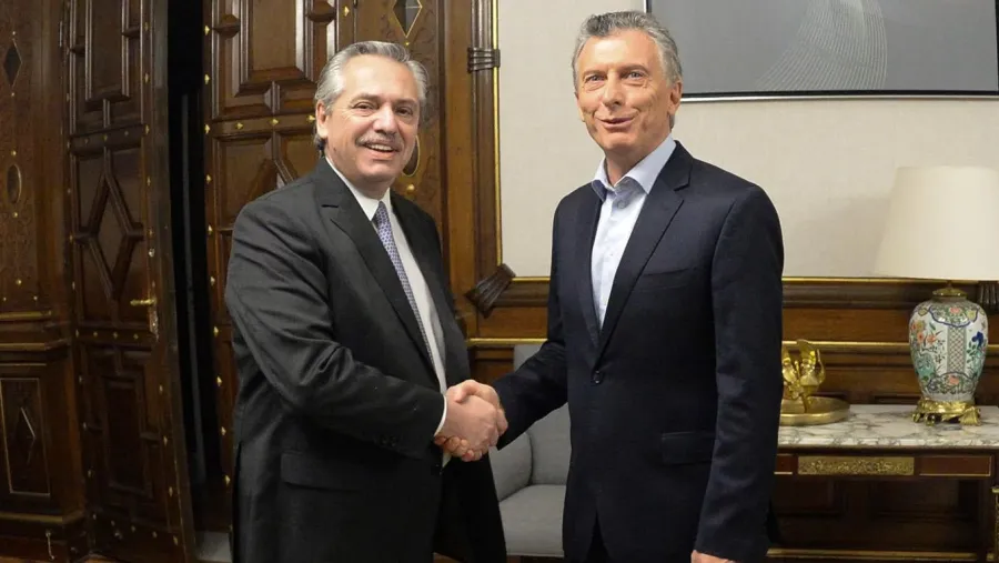 Alberto Fernández y Mauricio Macri Alberto Fernández y Mauricio Macri
