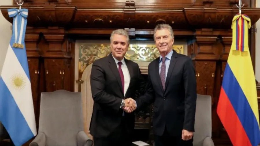 Mauricio Macri e Iván Duque Mauricio Macri e Iván Duque