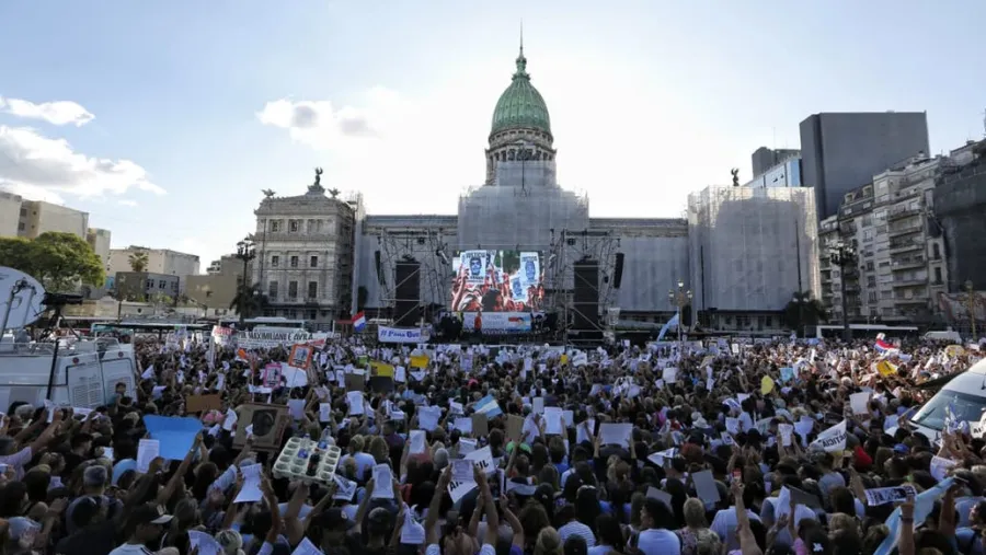 marcha frente al Congreso marcha frente al Congreso