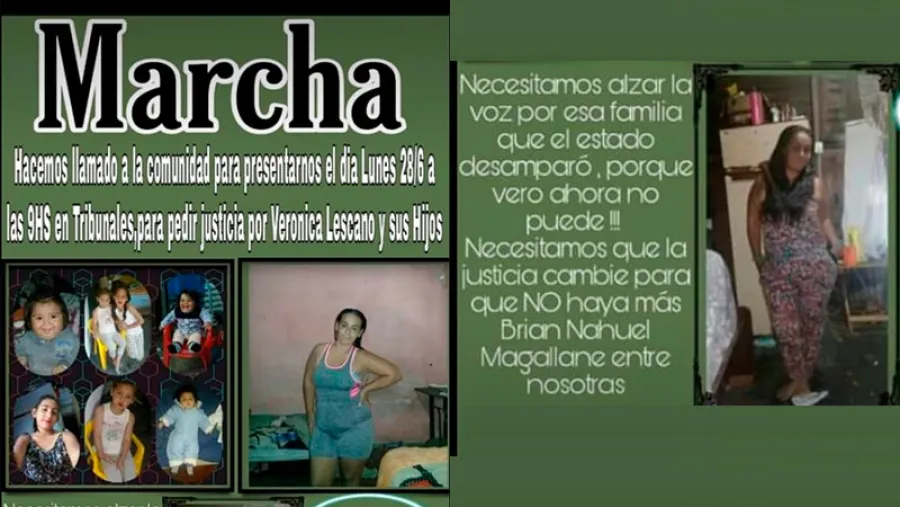 convocatoria Marcha por Verónica Lescano convocatoria Marcha por Verónica Lescano