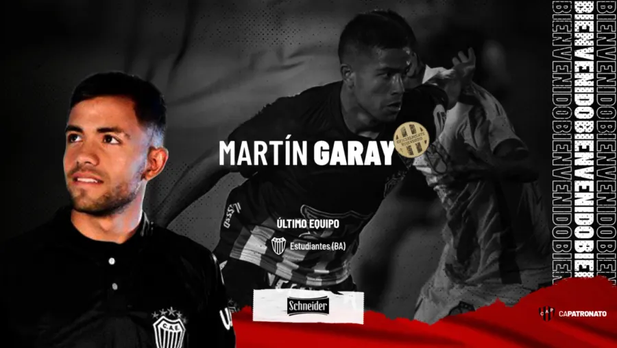 Patronato completó un equipo de refuerzos con la llegada de Martín Garay Patronato completó un equipo de refuerzos con la llegada de Martín Garay