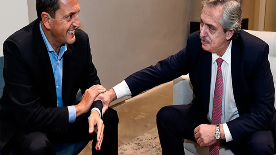 Sergio Massa y Alberto Fernández Sergio Massa y Alberto Fernández