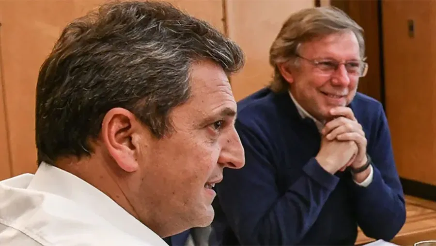 Sergio Massa y Juan José Bahillo. Sergio Massa y Juan José Bahillo.