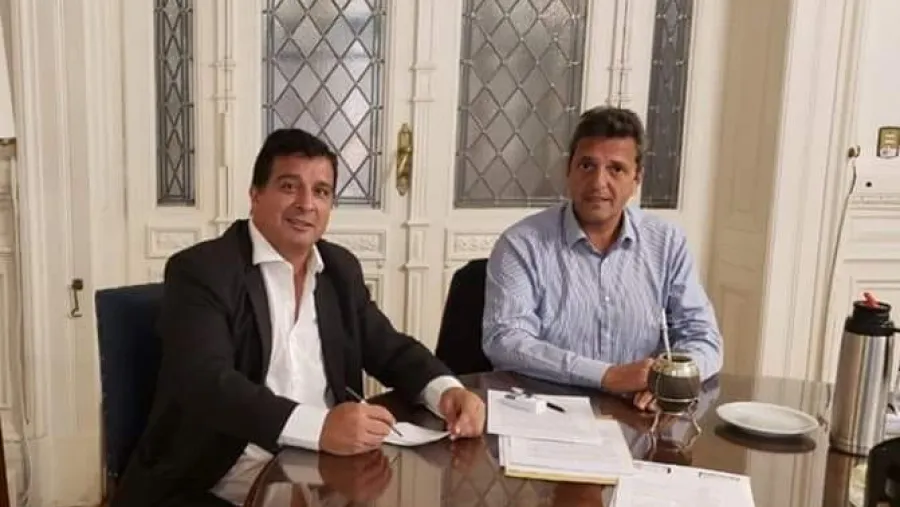 Marcelo Casaretto y Sergio Massa Marcelo Casaretto y Sergio Massa