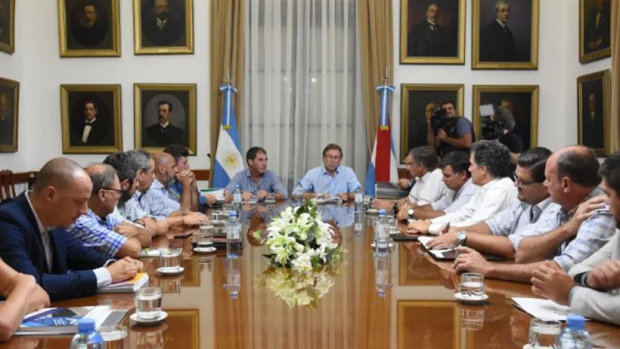 Reunión mesa de enlace y el gobierno Reunión mesa de enlace y el gobierno