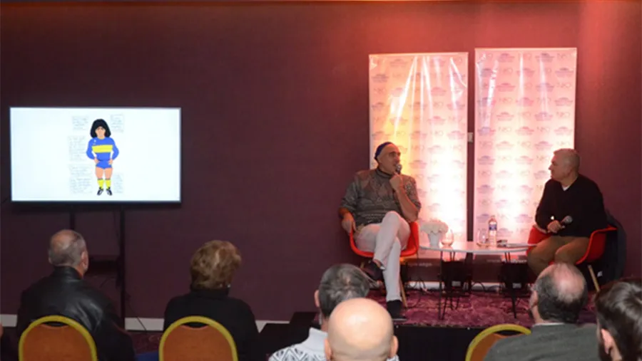 Miguel Rep anoche en la presentación de su libro “Diego, nacido para molestar”. Miguel Rep anoche en la presentación de su libro “Diego, nacido para molestar”.