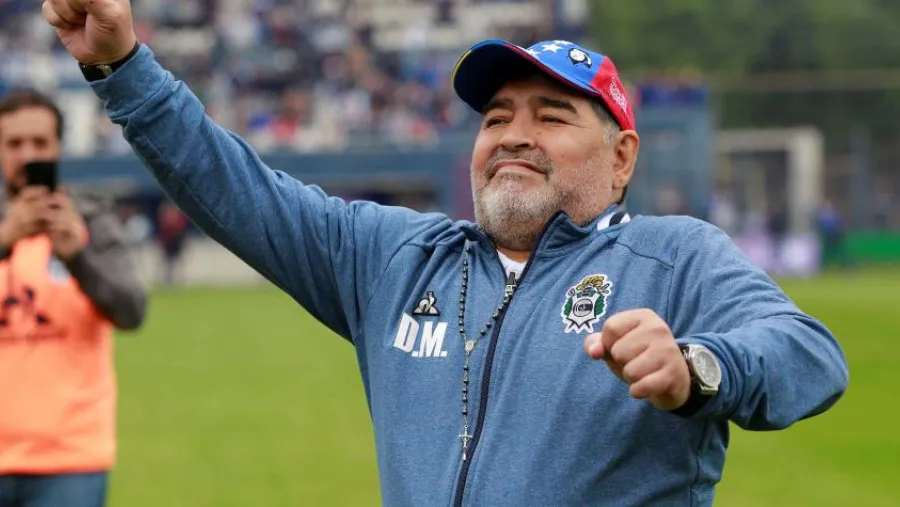 Diego Maradona La Copa en disputa pasó a llamarse Diego Armando Maradona