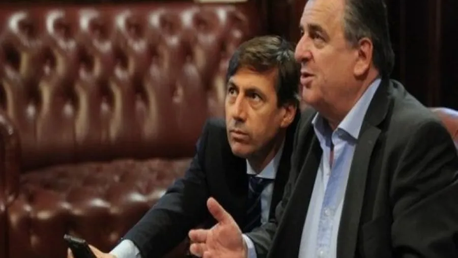 Luis Naidenoff y Mario Negri Luis Naidenoff y Mario Negri