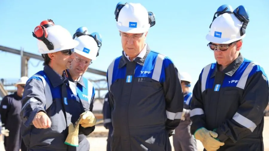 El presidente de YPF, Guillermo Nielsen, en una visita a Vaca Muerta El presidente de YPF, Guillermo Nielsen, en una visita a Vaca Muerta