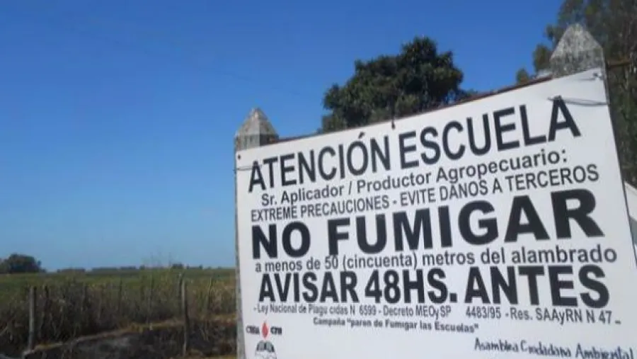Agmer expresó “preocupación” por el fallo del STJ sobre fumigaciones Agmer expresó “preocupación” por el fallo del STJ sobre fumigaciones