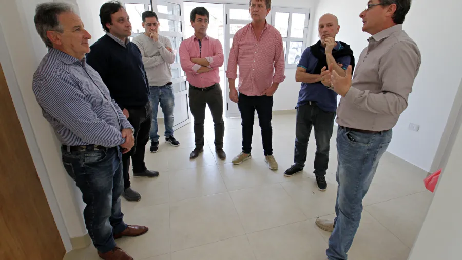 Recorrieron el avance de obras en el departamento Nogoyá Recorrieron el avance de obras en el departamento Nogoyá