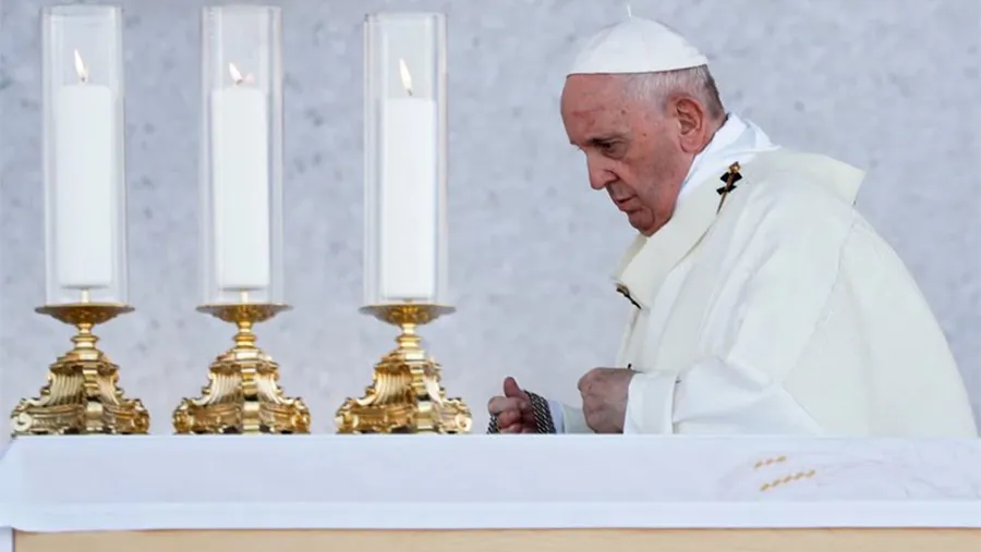 El papa Francisco en su visita a Eslovaquia. El papa Francisco en su visita a Eslovaquia.