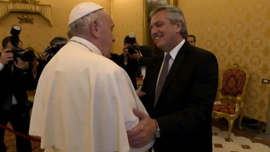 El Papa y Alberto Fernández El Papa y Alberto Fernández