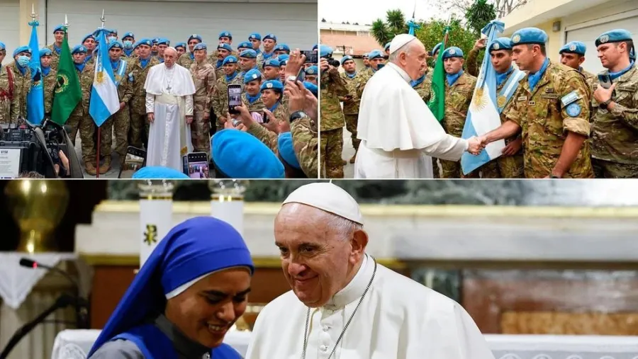 Papa Francisco con argentinos Papa Francisco con argentinos