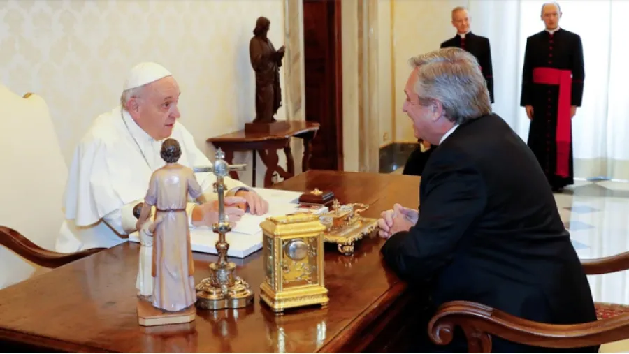 El Papa y Alberto Fernández El Papa y Alberto Fernández