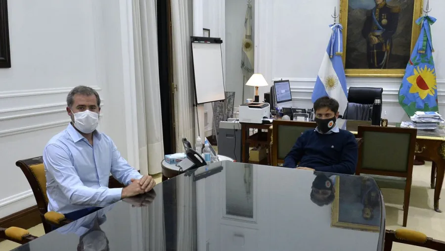 Martín Piaggio con Axel Kicillof Martín Piaggio con Axel Kicillof