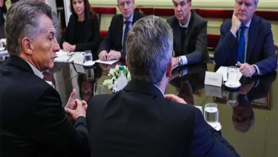 Miguel Ángel Pichetto en la reunión de Gabinete Miguel Ángel Pichetto en la reunión de Gabinete