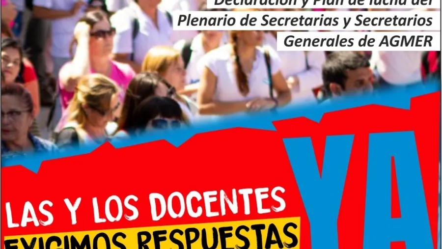 plenario Secretarios Generales AGMER plenario Secretarios Generales AGMER