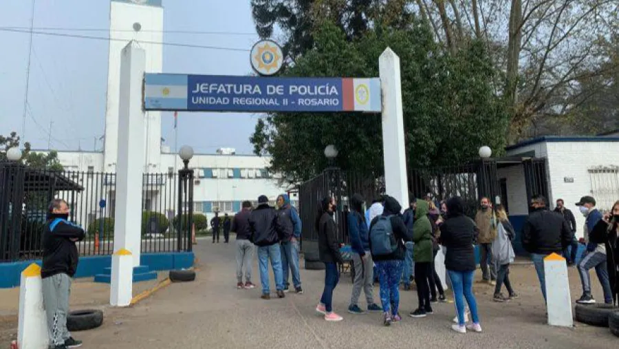 protesta Jefatura de Policía de Rosario protesta Jefatura de Policía de Rosario