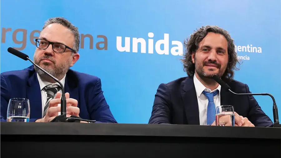 Matías Kulfas y Santiago Cafiero. Matías Kulfas y Santiago Cafiero.