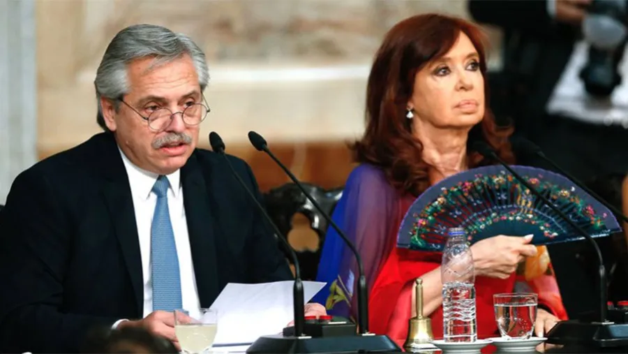 El Presidente Alberto Fernández y la vice Cristina Kirchner. El Presidente Alberto Fernández y la vice Cristina Kirchner.