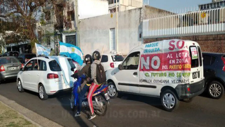protesta contra loteo Parque Urquiza protesta contra loteo Parque Urquiza