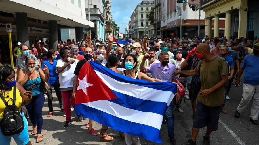 protesta en La Habana protesta en La Habana