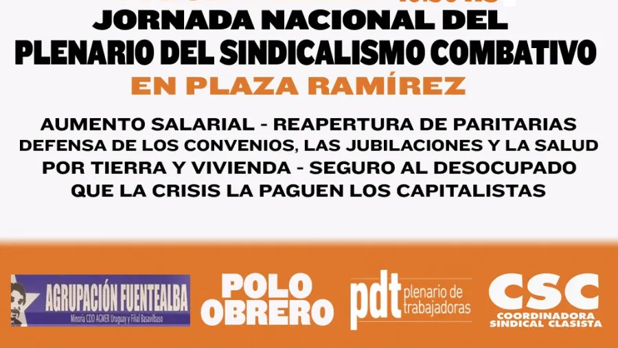El sindicalismo combativo se movilizará este jueves en Concepción del Uruguay El sindicalismo combativo se movilizará este jueves en Concepción del Uruguay