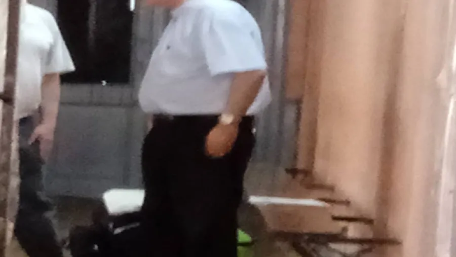 Puiggari con Escobar Gaviria en la cárcel (Foto: ANALISIS) Puiggari con Escobar Gaviria en la cárcel (Foto: ANALISIS)