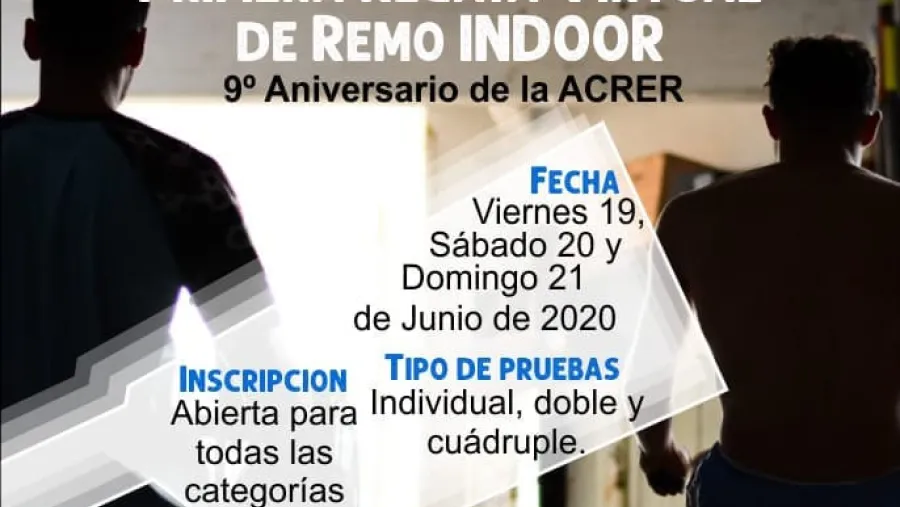 ACRER La Asociación de Clubes de Remo de Entre Ríos organiza la primera regata virtual indoor