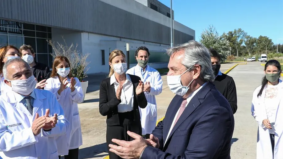 Imagen de archivo: Alberto Fernández reiteró su “gratitud” a quienes se desempeñan en el sistema de salud Imagen de archivo: Alberto Fernández reiteró su “gratitud” a quienes se desempeñan en el sistema de salud